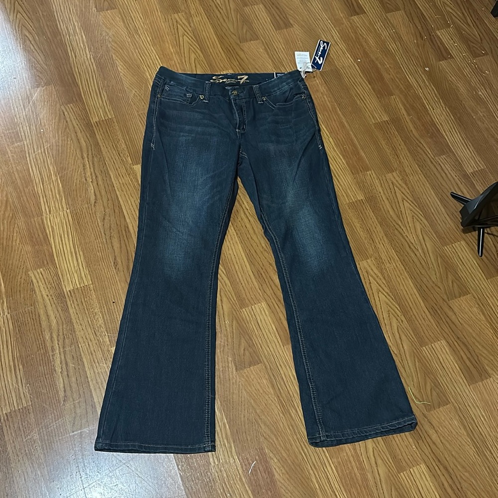 Sz 14 Seven7 Boot Cut Jeans BNWT